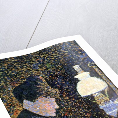 Woman by a lamp, 1890 by Paul Signac