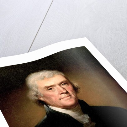Portrait of Thomas Jefferson, 1853 by Rembrandt Peale