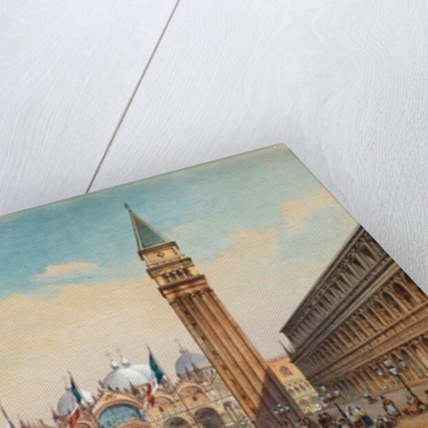 Piazza di San Marco, Venice by Friedrich Perlberg, 1875 by Friedrich Perlberg