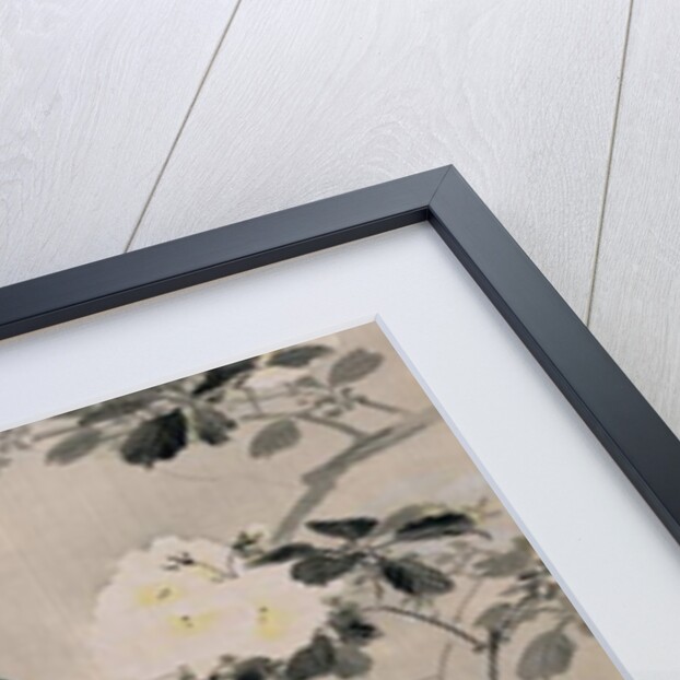 Japanese Silk Painting of a Wood Pigeon, 1800-1899 by Japanese School