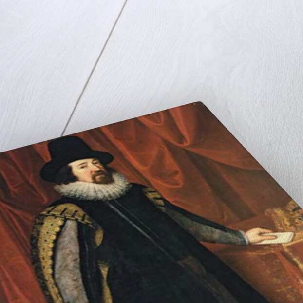 Sir Francis Bacon Baron Verulam of Verulam, Viscount St. Albans by Paul van Somer