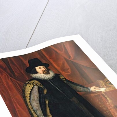 Sir Francis Bacon Baron Verulam of Verulam, Viscount St. Albans by Paul van Somer