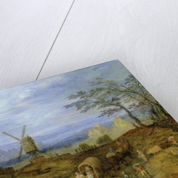 Landscape with Travellers near Windmills by Jan the Younger Brueghel