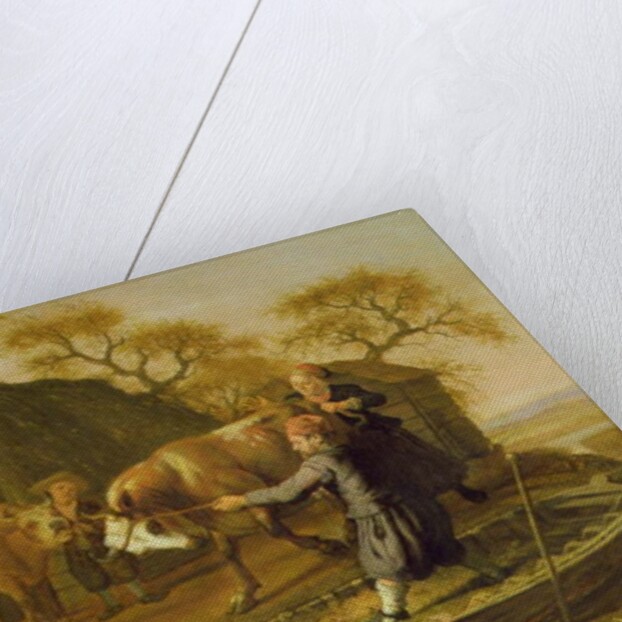 Cattle being Loaded into a Small Boat by Paulus Potter