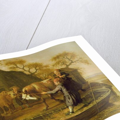 Cattle being Loaded into a Small Boat by Paulus Potter