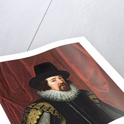 Sir Francis Bacon Baron Verulam de Verulam, vicomte St. Albans by Paul van Somer