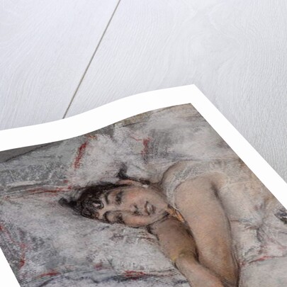 The Countess of Rasty in Bed, detail, 1880 by Giovanni Boldini
