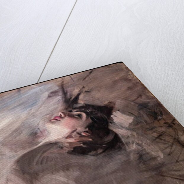 Half Length of Young Woman lying down, 1901 by Giovanni Boldini