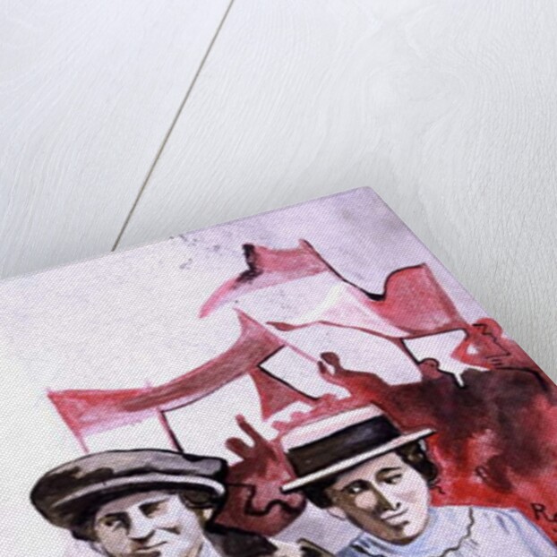 View of the murals of the houses of the town of Orgosolo in Sardinia by Anonymous