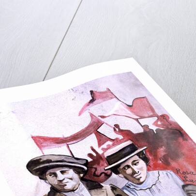 View of the murals of the houses of the town of Orgosolo in Sardinia by Anonymous