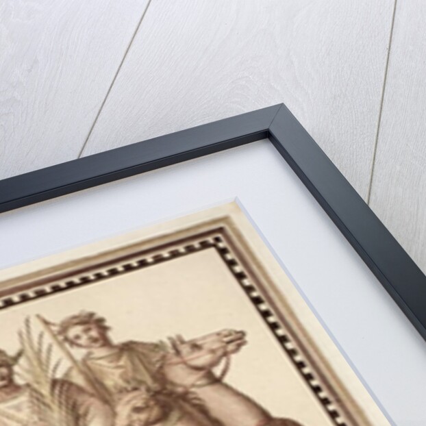 Ms Gen 1496 Plate CXXII Gladiators and chariot, 1674 by Pietro Santi Bartoli