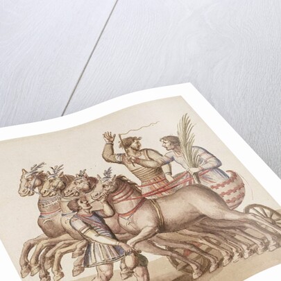 Ms Gen 1496 Plate CXIII Gladiators, 1674 by Pietro Santi Bartoli