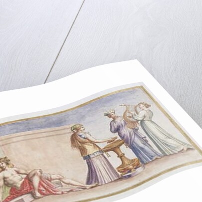 Ms Gen 1496 Plate XLI Aldobrandini Wedding, 1674 by Pietro Santi Bartoli