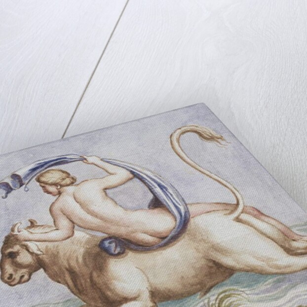 Ms Gen 1496 Plate CXX Rape of Europa, 1674 by Pietro Santi Bartoli