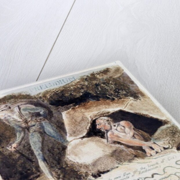 Illustration from 'Europe: a Prophecy', Lambeth, 1794 by William Blake