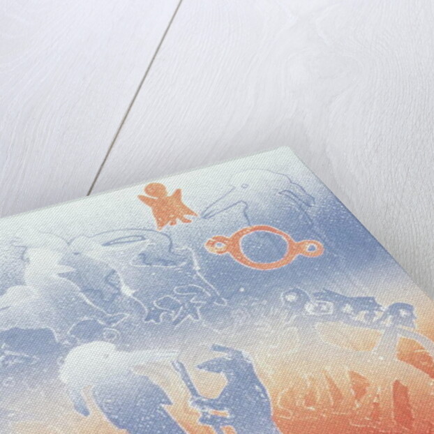 Papil birdman goes wandering, 1995 by Gloria Wallington