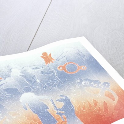 Papil birdman goes wandering, 1995 by Gloria Wallington