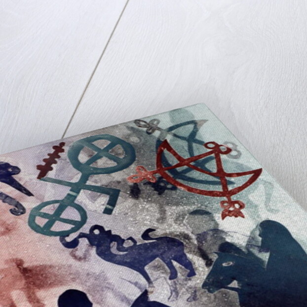 Pictish Riders, 1996 by Gloria Wallington