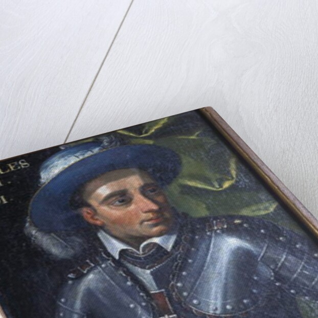 Indre & Loire N* 172 - Chateau de Loches - Portrait of Charles VII - 17th century by Anonymous