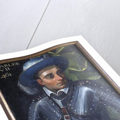 Indre & Loire N* 172 - Chateau de Loches - Portrait of Charles VII - 17th century by Anonymous