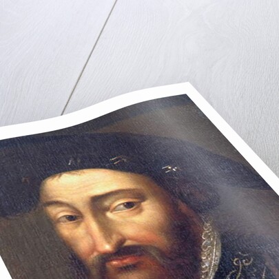 Indre & Loire N* 212 - Chateau de Plessis-les-Tours - Portrait of Francois 1st - French school of the 17th century by Anonymous