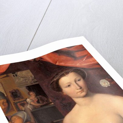 Indre & Loire N* 328 - Chateau d'Azay-le-Rideau - salle 4 "" la Dame au bain" detail by Anonymous