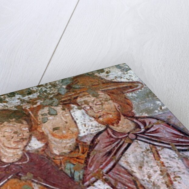 Wall painting of the legend of St-Gilles by Anonymous