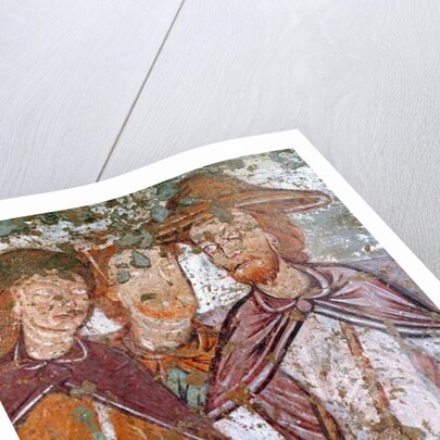 Wall painting of the legend of St-Gilles by Anonymous