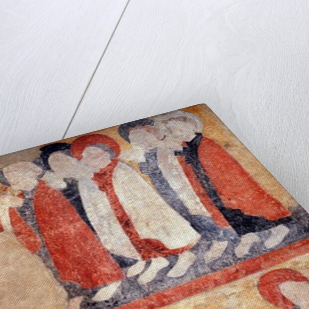 Loire Atlantique N* 079 - St-Sulpice des Landes - Church known as “Old Town” - Wall painting of the 15th century by Anonymous