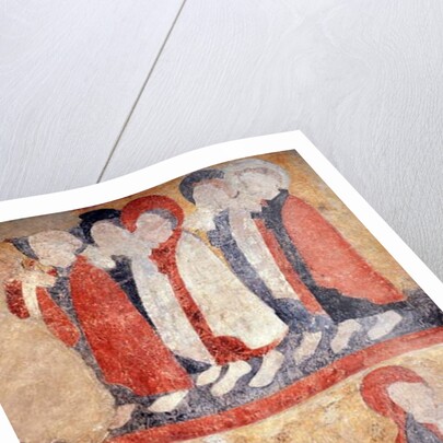 Loire Atlantique N* 079 - St-Sulpice des Landes - Church known as “Old Town” - Wall painting of the 15th century by Anonymous