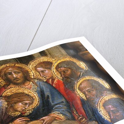 Loire Atlantique N* 090 - Nantes/Musee des Beaux Arts - “” La Cene”” by Mariotto di Nardo - Italian Primitive of the 14th century by Anonymous