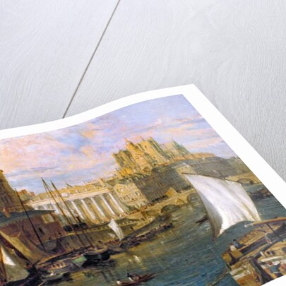 Loire Atlantique N* 121 - Nantes - Musee Dobree - “” The Port of Nantes”” - detail - by Parrot William in 1804 by Anonymous