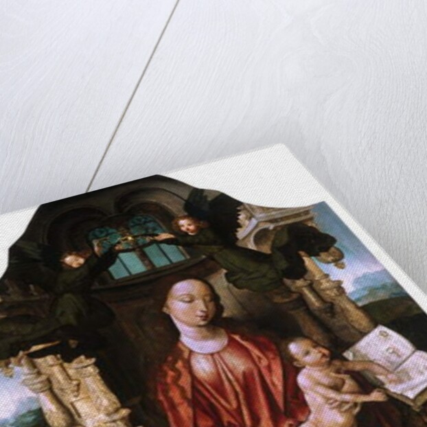 Loire Atlantique N* 133 - Nantes - Musee Dobree - “The Virgin and Child” - Painting of Flanders of the 15th century by Anonymous