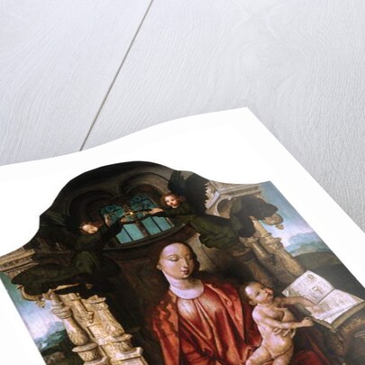 Loire Atlantique N* 133 - Nantes - Musee Dobree - “The Virgin and Child” - Painting of Flanders of the 15th century by Anonymous