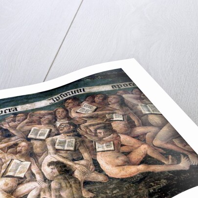 France, Tarn, Albi, Cathedrale Sainte-Cecile, fresco of the Last Judgement, -, the descent to the underworld, detail by Anonymous