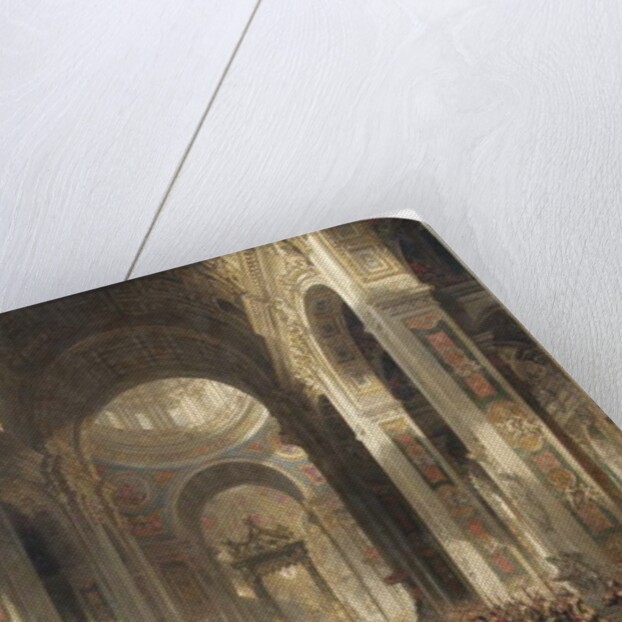 Interior of St Peter's, Rome, 1862 by David Roberts