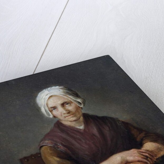 Portrait of a Seated Peasant Woman by Gerard ter Borch or Terborch