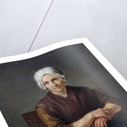 Portrait of a Seated Peasant Woman by Gerard ter Borch or Terborch