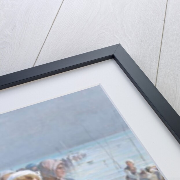 Oyster Girls at Cancale by Francois Nicolas Augustin Feyen-Perrin