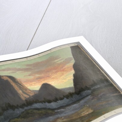 Yosemite View, Sunset, c.1899 by Christian Jorgensen