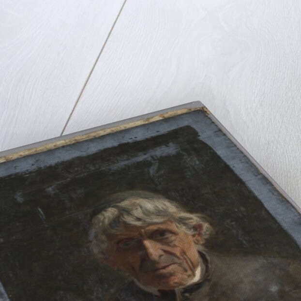 Portrait of an elderly priest, c.1884 by Christian Jorgensen