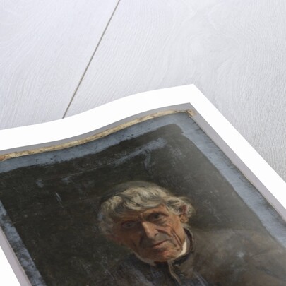 Portrait of an elderly priest, c.1884 by Christian Jorgensen