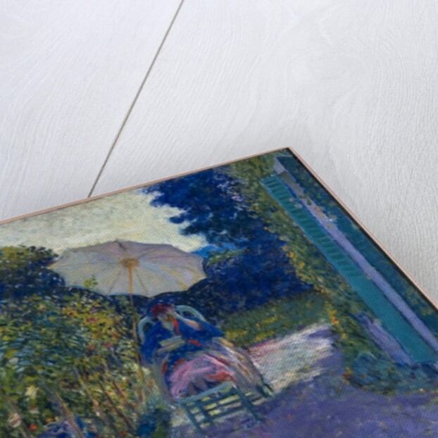 Woman Seated in a Garden, 1914 by Frederick Carl Frieseke
