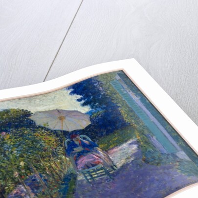 Woman Seated in a Garden, 1914 by Frederick Carl Frieseke