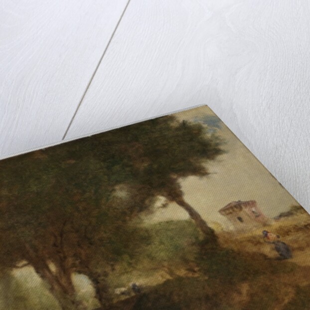 Sketch for Washing Day near Perugia, 1873 by George Snr. Inness