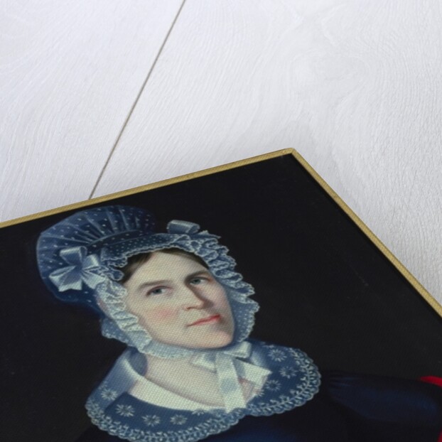 Hannah Bull Thompson, 1824 by Ammi Phillips