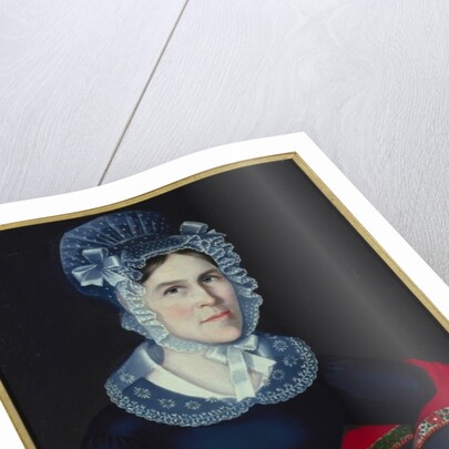 Hannah Bull Thompson, 1824 by Ammi Phillips
