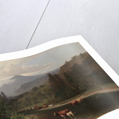Mountain Landscape with Cattle, 1879 by William Keith
