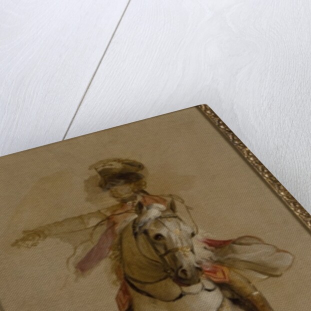 General George Augustus Eliott on a Grey Charger, study for 'The Siege of Gibraltar'. c.1787 by John Singleton Copley