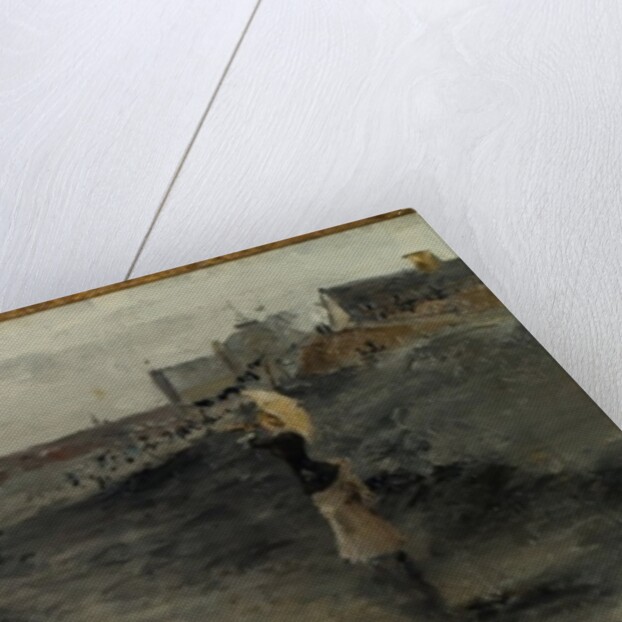 Beach by Dieppe, 1881 by Frank Myers Boggs